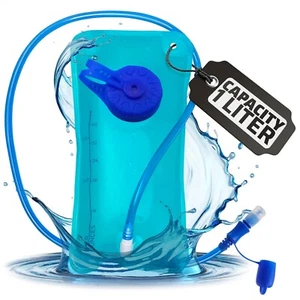 Vejiga de agua a prueba de fugas para mochila de senderismo bolsas de vejiga de hidratación de 1 litro - Imagen 1 de 6