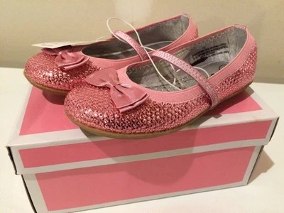 NIB Girls Toddlers CIRCO Gilda Pink Shoes Sequin Ballet Flats - Image 1 of 4