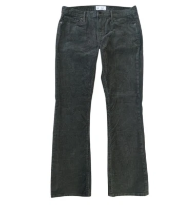 NUEVO Gap Mujer 34X30 Bota Bebé Tiro Medio Profundidad Profunda Verde Ejército Pana Pantalones Foto 1 de 4