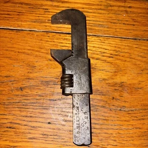 Vintage L.& S. Co. Buckeye 5 1/2” Bicycle Adjustable Monkey Wrench Made In USA - Picture 1 of 3