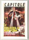 Affiche Ancienne Entoilée Le Colosse De New York 