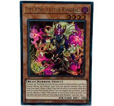 YUGIOH Fire King Avatar Rangbali SR14-EN003 Ultra Rare Card 1st Edition NM-MINT