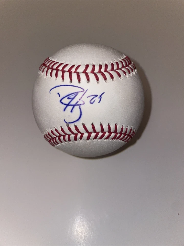 Ryon Healy亲笔签名ROMBB棒球田径水手美国职棒大联盟 — 第 1/1 张图片