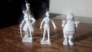 Marx DISNEY Peter Pan / Captain Hook (3) Character Figures Playhouse Playset - Picture 1 of 4