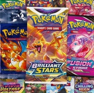 BEST!!! - Pokémon mystery pack - x10 - come with bonus pack!! - Picture 1 of 2