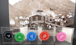 Rockview Dairy #42 ~ Set (5) Lebensmittel Briefmarken Token SP3611 - Bild 1 von 2