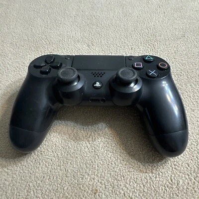 Sony Playstation 4 PS4 DualShock Wireless Controller Black Tested Works - Image 1 of 4