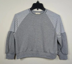 Soprano Youth Girls Striped Crop Top Sweater Size S (7-8) EUC - Picture 1 of 8