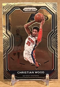 2020-21 Panini Prizm Christian Wood #217 Detroit Pistons - Picture 1 of 5