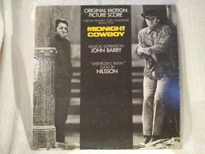 12" 33 1/3 RPM Record " Midnight Cowboy" Original Motion Picture Score UAS 5198 - Picture 1 of 9