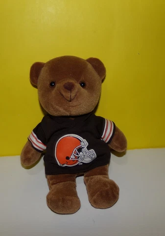 1999 Cleveland Browns NFL Fanimals 8” Bean Plush Play-by-Play Teddy Bear Cover