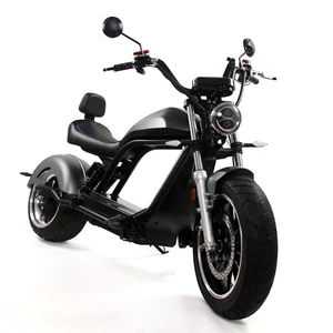 E-Scooter Coco Fat Bike ca.50 Km/H Chopper Elektro Roller Scooter Schwarz - Bild 1 von 8
