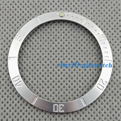 38mm silver Titanium Bezel Insert for 40mm automatic watches - Image 1 of 4