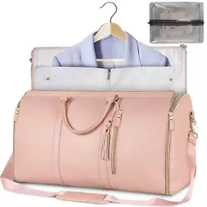 Large Capacity Travel Duffle Bag Women's Handbag Folding Suit Bag Waterproof Clo - Picture 1 of 57