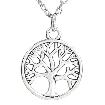 Tree of Life Men Necklace – Stainless Steel Talisman Amulet Pendant Link 1068 - Image 1 of 4