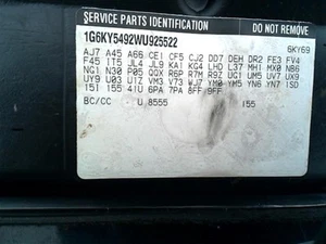 INTERRUPTOR PUERTA DELANTERA IZQUIERDA CONDUCTOR ASIENTO CONDUCTOR SE ADAPTA 98-04 SEVILLA 80697 - Imagen 1 de 4