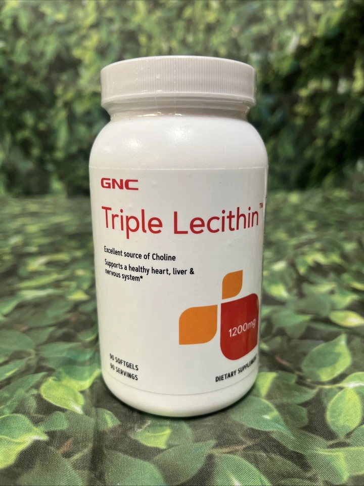 GNC LECITINA TRIPLA 1200 MG - 90 CÁPSULAS MOLES | 90 PORÇÕES VALIDADE 9/25 - Imagem 1 de 1