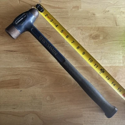 Cornwell 50 盎司 Dead Blow Ball 锤蓝色 16.5 英寸长 CTH50BPB 美国 — 第 1/4 张图片