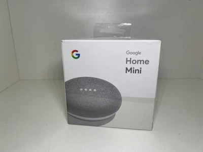 Google Home Mini Sprachassistent grau/ Kreide smarter Lautsprecher Speaker OVP - Bild 1 von 2