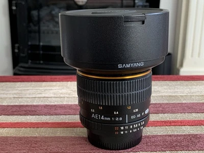 Samyang 14mm F/2.8 Manual Lens For Nikon F Mount - Image 1 of 3