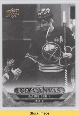 2024-25 Upper Deck Series 1 UD Canvas Black & White Rasmus Dahlin #C-80 READ - Image 1 of 3