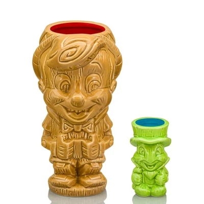 Juego de tazas de cricket Geeki Tikis Disney Pinocho y Pinojo Foto 1 de 4