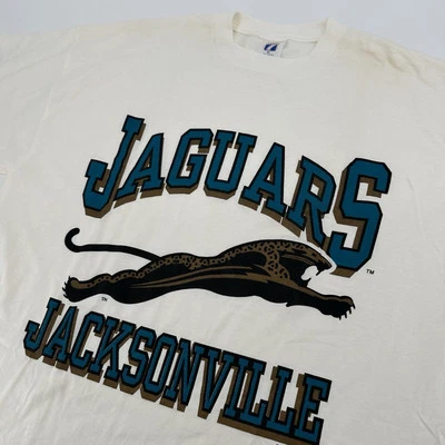 Vintage Jacksonville Jaguars Shirt Mens XL White Banned Logo Shirt Logo 7 - Image 1 of 4