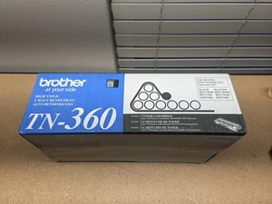 Brother TN-360 High Yield Toner Cartridge - Black *NEW* - Picture 1 of 5