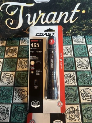 Linterna Coast G36 465 lúmenes IP54 2 modos, 2 pilas AA Foto 1 de 2