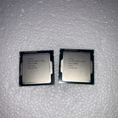 Lot of 2 Intel Core i7-4770K 3.50GHz 8MB LGA 1150 Quad-Core CPU Processor SR147 - Imagen 1 de 4