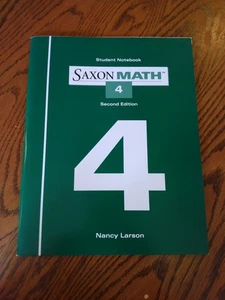 (1) Saxon Math 4 Student Notebook Larson 76 pages - Picture 1 of 6