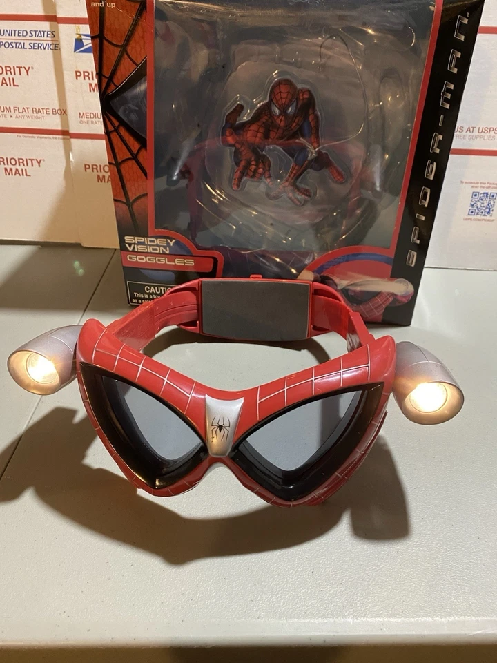 Gafas Spider-man Spidey Vision 2002 Manley Toy Quest Foto 1 de 4