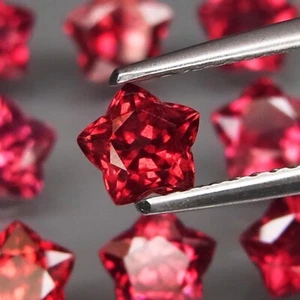 Superbe Grenat Rhodolite de Madagascar, taille fantaisie/ 5 mm - Picture 1 of 1