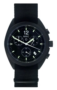 MWC Mecha-Quartz Hybrid PVD Military Pilot Chronograph | Sapphire Crystal | 100m - Picture 1 of 6