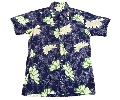 Vintage David Langman Design California Hawaiian Shirt  Dagger Collar L-XL - Image 1 of 4