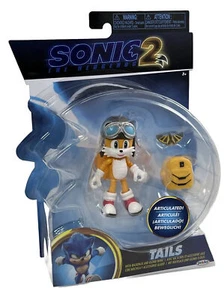 ✅ 4" Inch Tails Gelenkfigur mit Rucksack & Gizmo Wing ~ Sonic 2 von JAKKS - Bild 1 von 5