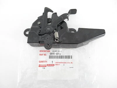 Conjunto de bloqueo de pestillo de capó genuino OEM Toyota 53510-02330 Corolla 2009-2013 Foto 1 de 4