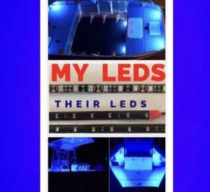 4-1' Pcs Blue LED Boat Light Deck Waterproof 12v Courtesy Bow Trailer Pontoon Ft - Bild 1 von 11