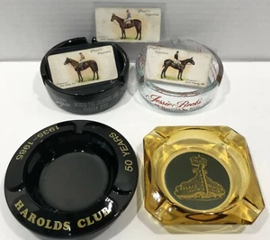 Lote de ceniceros de casino vintage Jessie Beck's*Harold's Club*Palace Club*Silver Spur - Imagen 1 de 10