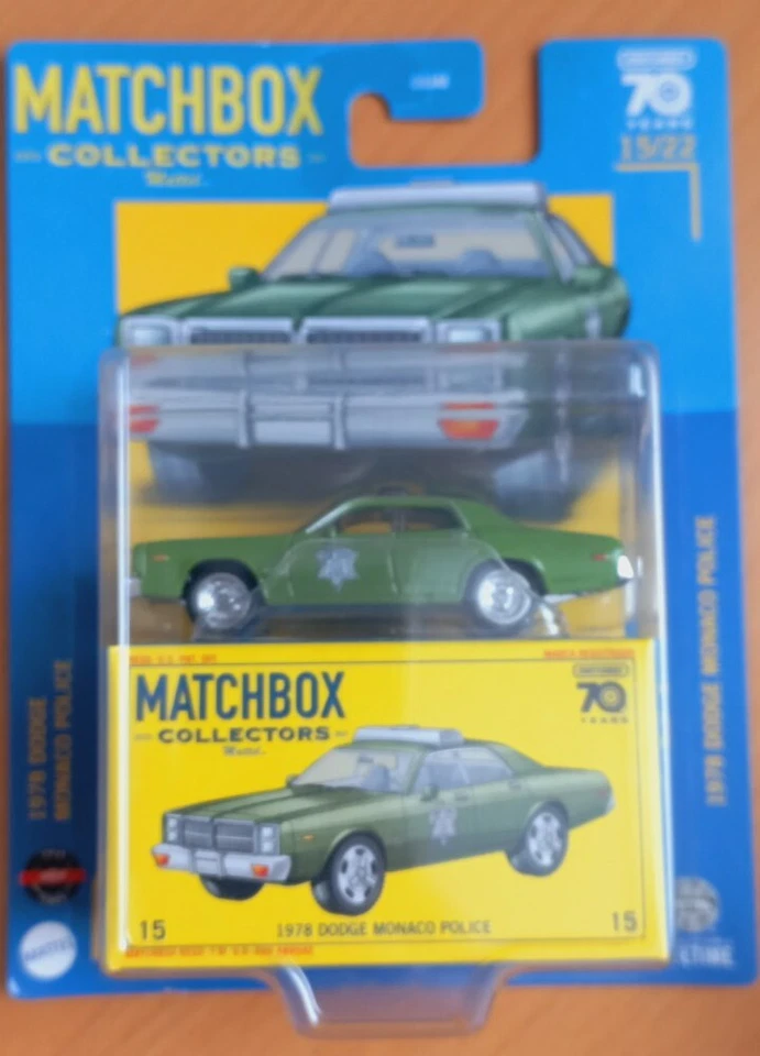 Matchbox - 1978 Dodge Monaco Police - OVP - 2023 Matchbox Collectors - #15/22 - Bild 1 von 1