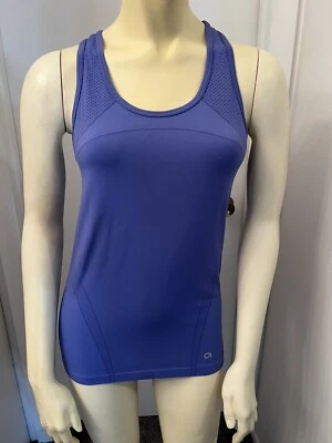 Camiseta sin mangas GapFit Gap Active Wear transpirable púrpura caliente espalda deportiva para mujer pequeña. Foto 1 de 4