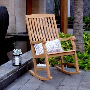 Teak Heavy A-Grade Quality Outdoor Porch Rocking Rocker Chair A+ BBB Rating