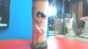Vintage- SAIL With HARVEYS- CERAMIC Tall DRINK GLASS -JAPAN - Picture 1 of 7