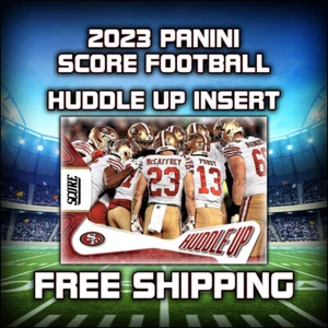 2023 Panini Score Football Huddle Up Insert - Pick Your Card - Picture 1 of 1