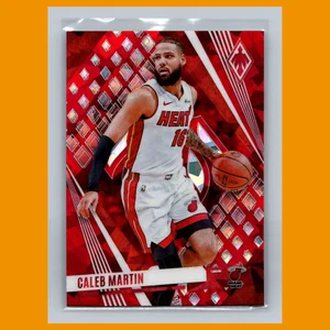 Tarjeta de baloncesto Caleb Martin #171 2023 Panini Phoenix Red Ice Miami Heat NBA casi nueva - Imagen 1 de 3
