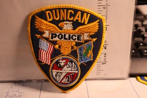 police patch  DUNCAN POLICE  OKLAHOMA - Picture 1 of 1