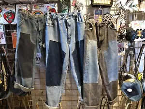 Vintage Upcycled Panel Front Jeans - With your Personal Shopper + 1 free patch - Picture 1 of 10