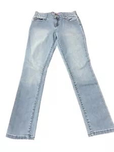 The Children’s Place Mädchen Größe 10 Basic Super Skinny Jeans - Light Indigo Wash - Bild 1 von 6