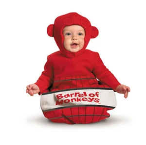Disguise Barrel of Monkeys Halloween Infant Baby Bunting Costume 0-6 Months NEW - Picture 1 of 1