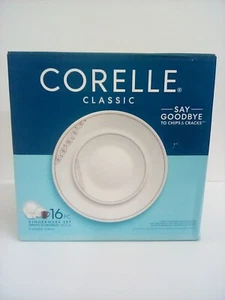 Corelle Classic 16pc Dinnerware Set Glass Fusion Chili New With Box - Picture 1 of 6